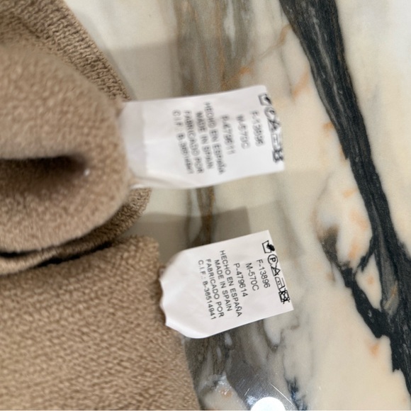 La Coqueta Camel Fonzo Morino Baby Knitted Set | Baby Girl 0-3 Mo - Picture 9 of 10